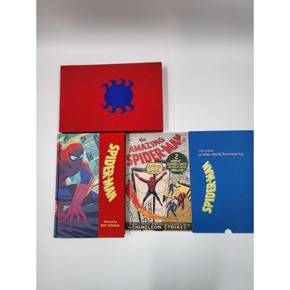 Marvel Spider-Man Folio Society Hardcover Book Slipcase Roy Thomas Edition